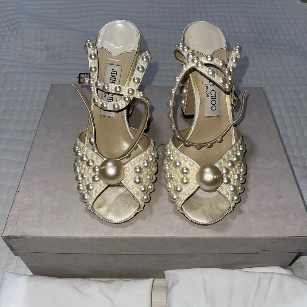 Jimmy Choo - Sacaria 100 Embellished Sandals